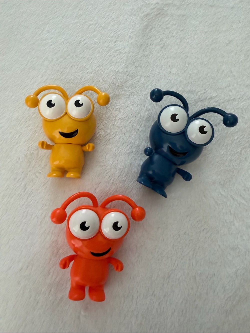 Set of Cricut Cuties Craft Room Decor - Yellow, Blue & Orange (No Boxes)